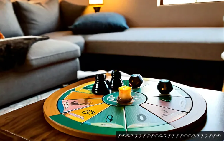 보드게임 관련 팟캐스트 - Photorealistic cozy board game podcast recording in a modern Arab living room, two adult friends in ...